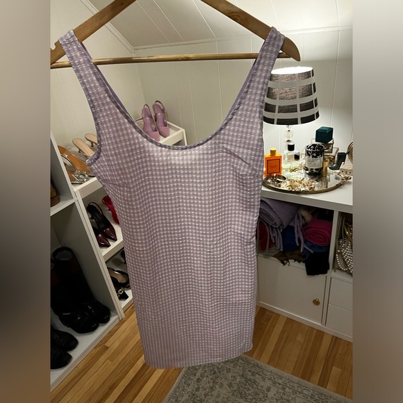 Purple Check Dress - Picture 1 of 1